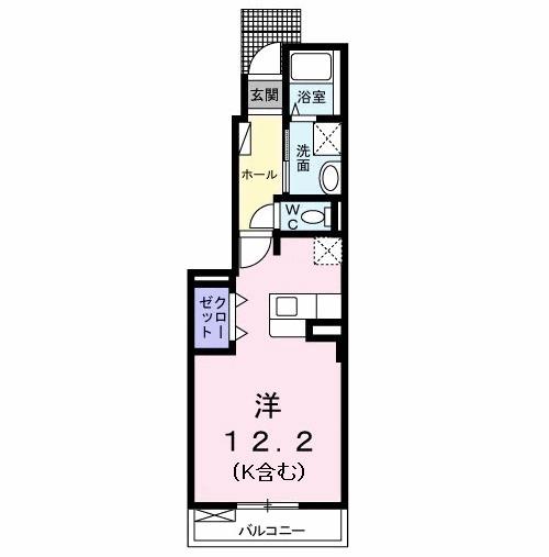 モーダ・パラッツォ（106） 間取り図画像
