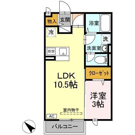 ヴェルドミールＡ（202） 間取り図画像