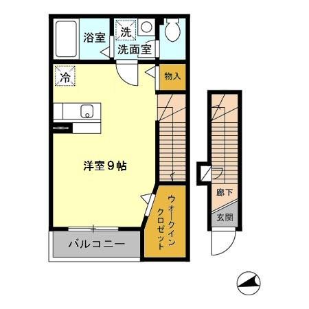 リヴェール（202） 間取り図画像