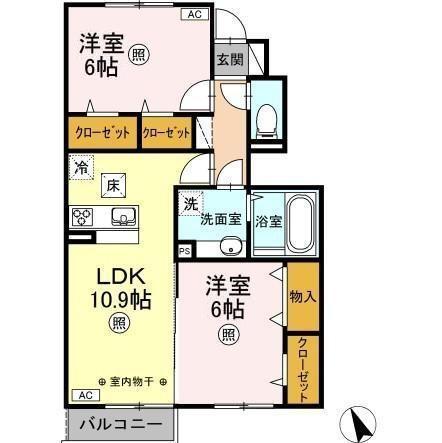 ヴェルデハイツ（103） 間取り図画像