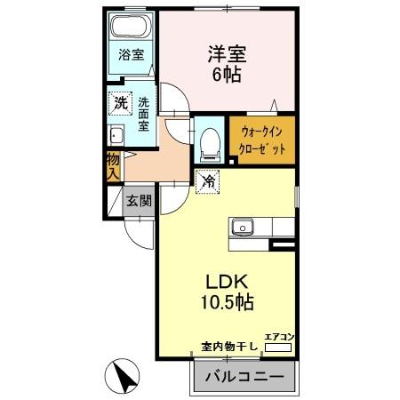 ボヌール（202） 間取り図画像