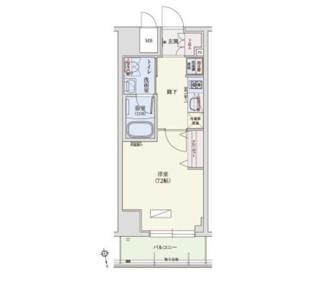アーバネックス秋葉原ＥＡＳＴ（405） 間取り図画像