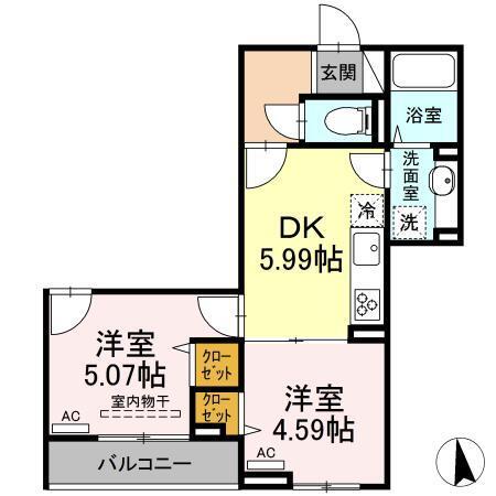 グラナーデ目白御留山（302） 間取り図画像