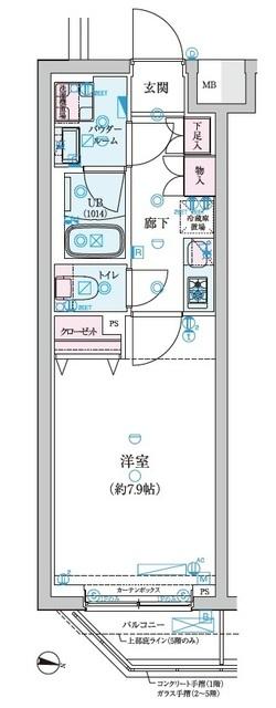 ジェノヴィア新中野スカイガーデン（401） 間取り図画像