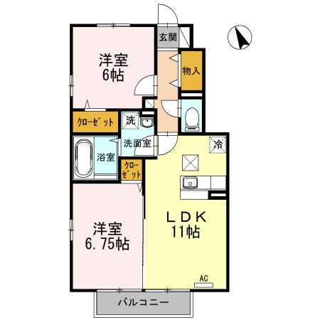 パークアベニューⅡ（103） 間取り図画像