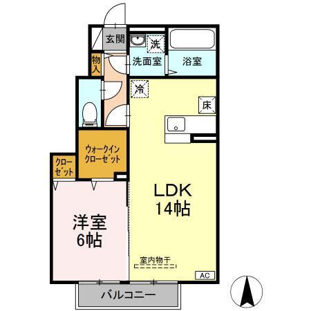 サンフォレスト（102） 間取り図画像