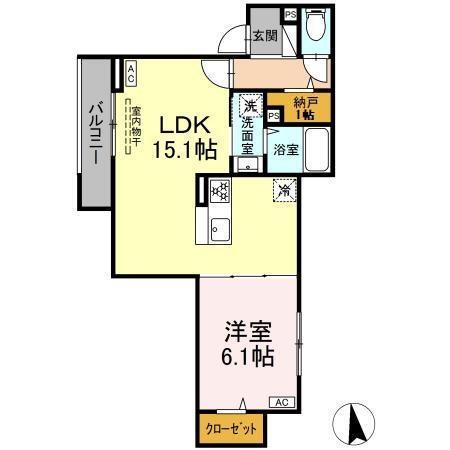 グラナーデ貫井（302） 間取り図画像