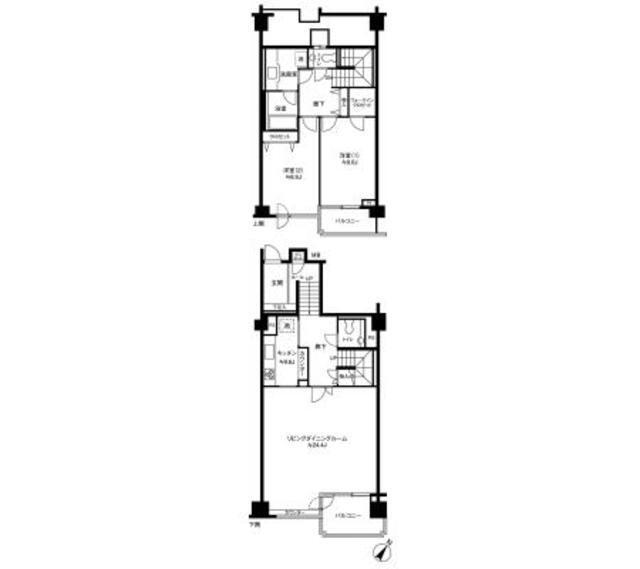 参宮橋マンション（504） 間取り図画像