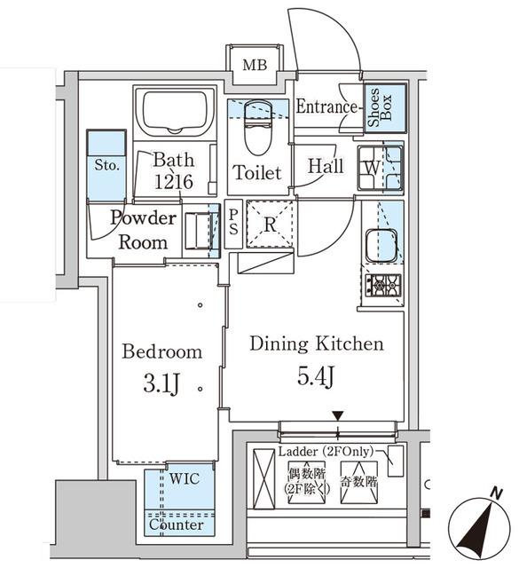 パークアクシス神保町（903） 間取り図画像