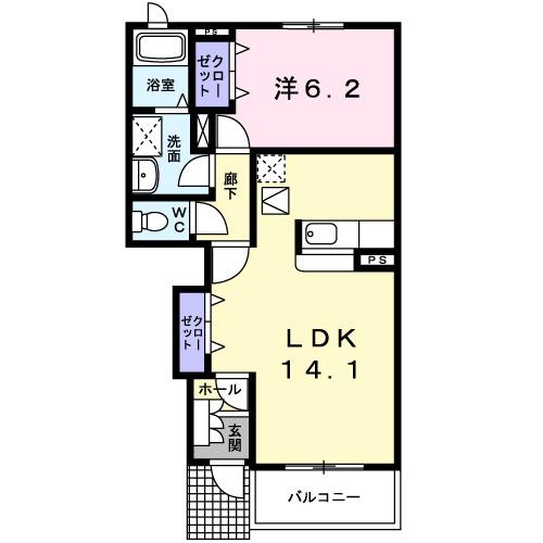 ポラリス（102） 間取り図画像