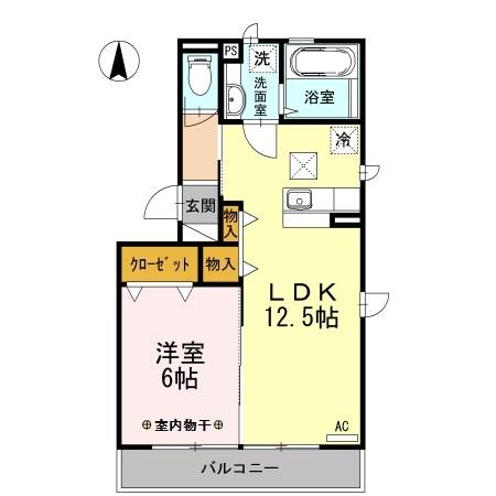 ブリージンAB（B305） 間取り図画像