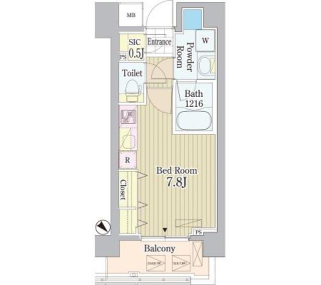 ＰＲＩＭＥ　ＵＲＢＡＮ　東中野　ＣＯＵＲＴ（1005） 間取り図画像