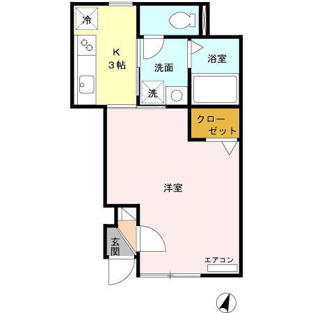 ルミエール　Ⅰ（102） 間取り図画像