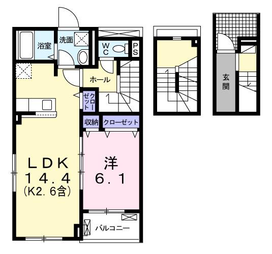 シュトラール（303） 間取り図画像