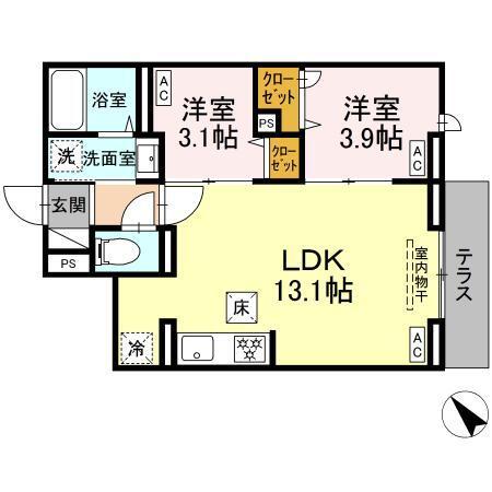 グラナーデ石神井台（105） 間取り図画像