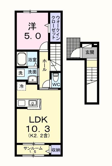 フォンターナ・アリア（202） 間取り図画像