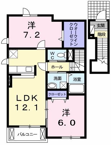 アヴェニューＢ（204） 間取り図画像