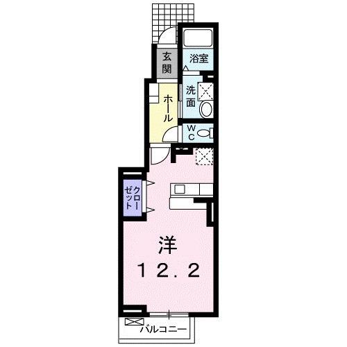 リバティ　ブリーズ（102） 間取り図画像