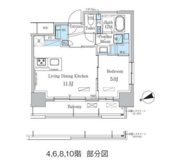 パークアクシス本所吾妻橋（1002） 間取り図画像