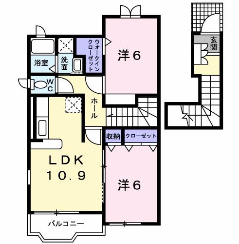 カトルセゾン（205） 間取り図画像