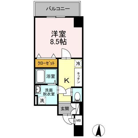 Glanpia（703） 間取り図画像
