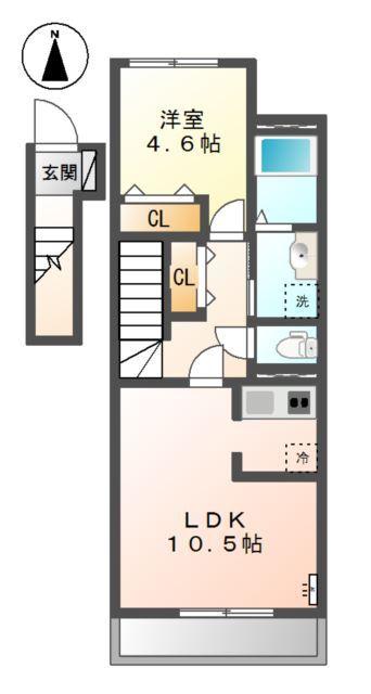 ブラン　メゾンⅡ 間取り図画像