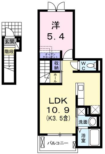 グレイスメゾン（203） 間取り図画像