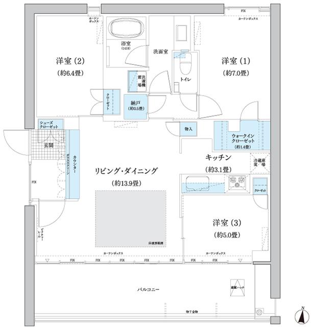  間取り図写真