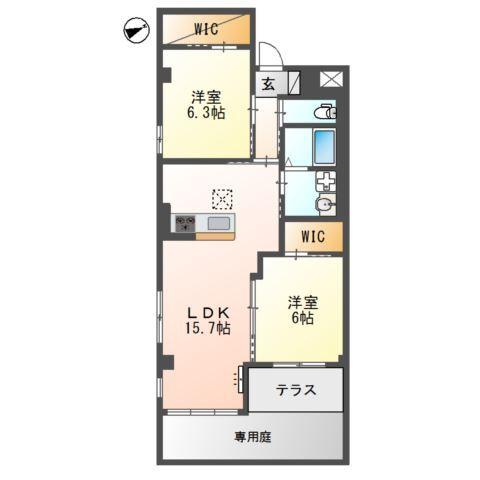  間取り図写真