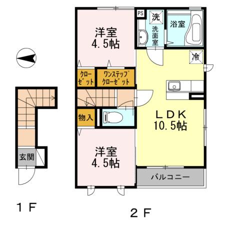 富士　二番館（202） 間取り図画像