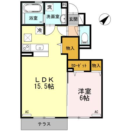 ＣＡＳＡ ｄｅ Ｋｏｕ（102） 間取り図画像