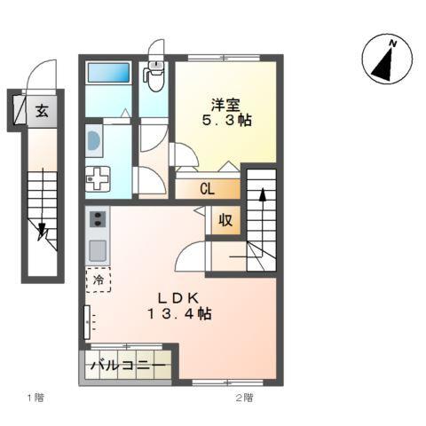エクセレンスII 間取り図画像