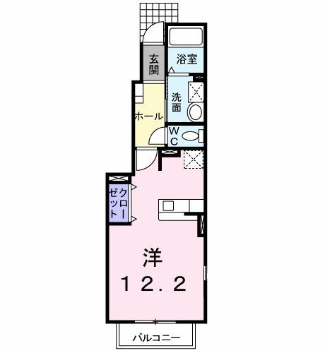 パークハイツ（101） 間取り図画像