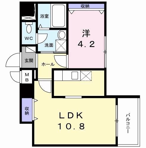アクアーリオ（101） 間取り図画像