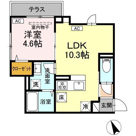 グラナーデ堀切（105） 間取り図画像