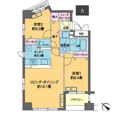 カスタリア茅場町（0301） 間取り図画像