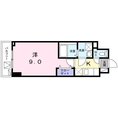 プルメリア（206） 間取り図画像
