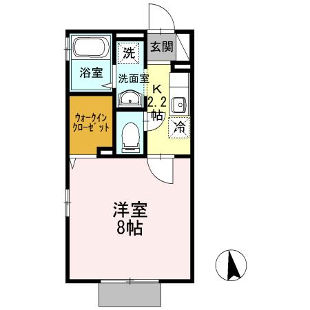 ミズカ　ラフィット（106） 間取り図画像
