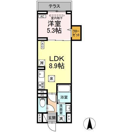 セレスティア早宮（101） 間取り図画像