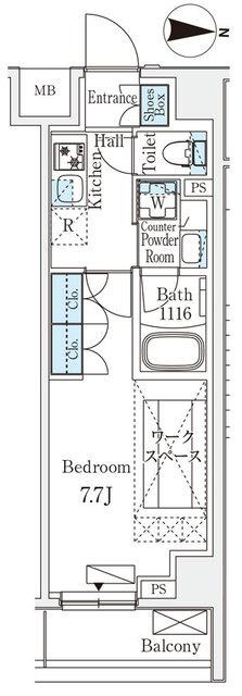 ＡＲＫＭＡＲＫ新宿西落合（108） 間取り図画像