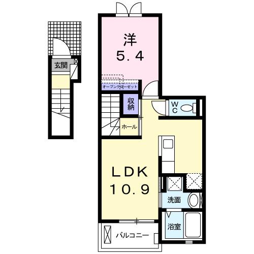 グランツェン（204） 間取り図画像