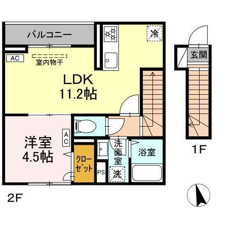 セレスティア平和台（202） 間取り図画像