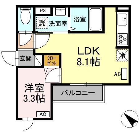セレスティア古千谷本町（205） 間取り図画像