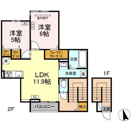 セレスティア東四つ木Ⅴ（202） 間取り図画像