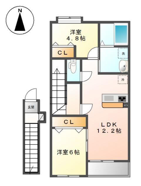 ロイヤルパレスＳ 間取り図画像