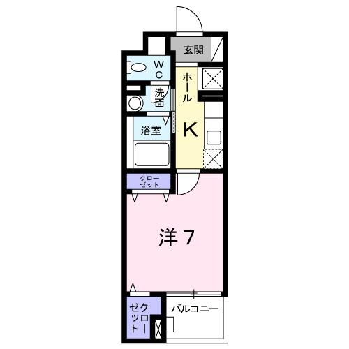 メゾン　ユウソウ（407） 間取り図画像