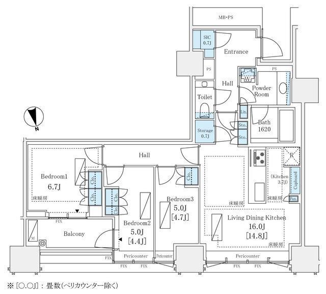  間取り図写真