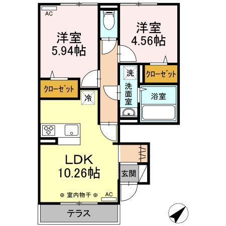 aise village（103） 間取り図画像