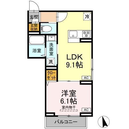 セレスティア青井（301） 間取り図画像