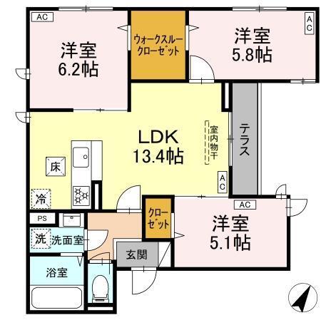  間取り図写真